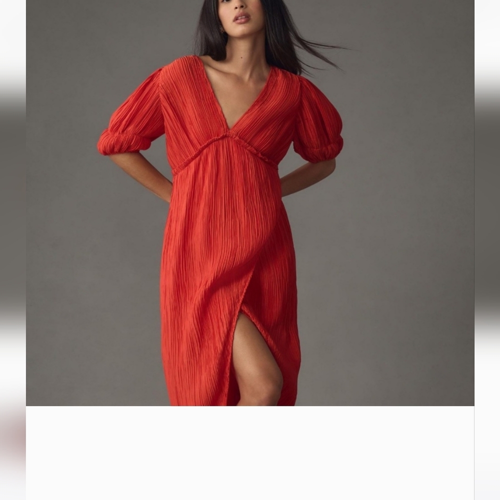 Anthropologie Pleated Dress